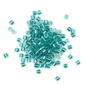 DBL0904- 8/0 Aqua Green-Lined Crystal