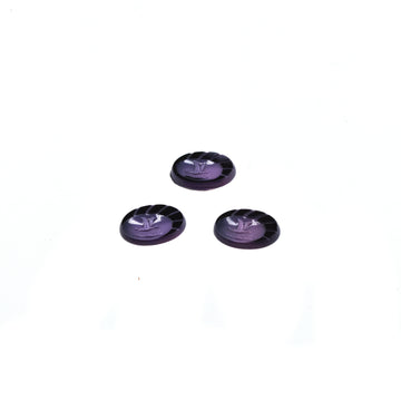 Black and Purple Duck in Flight VINTAGE Glass Cabochon