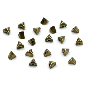 Cymbal Embourios GemDuo Side Bead- Antique Brass