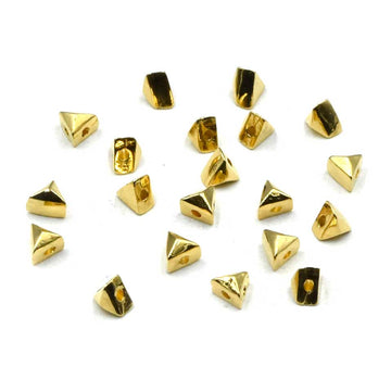 Cymbal Embourios GemDuo Side Bead- 24kt Gold Plate