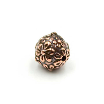 Floral Round- Antique Copper