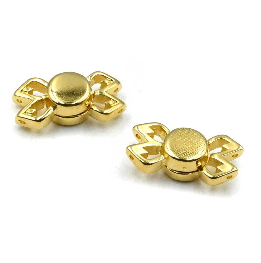 Cymbal Fylakopi II GemDuo Magnetic Clasp- 24kt Gold Plate