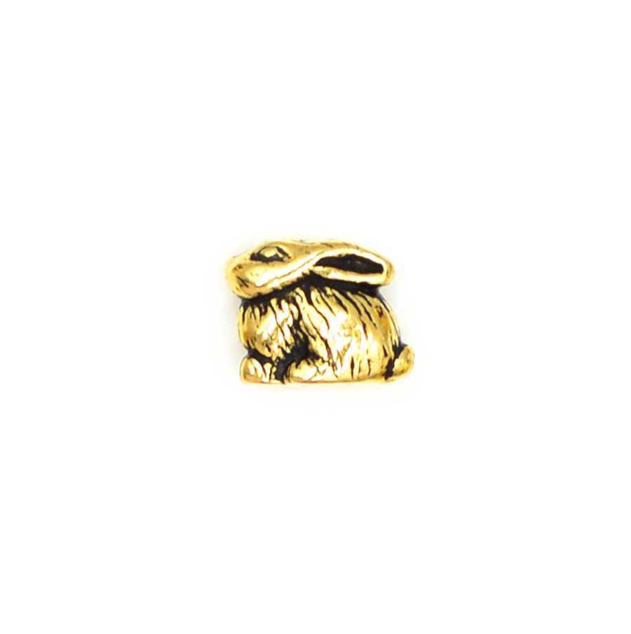 Bunny Bead- Antique Gold