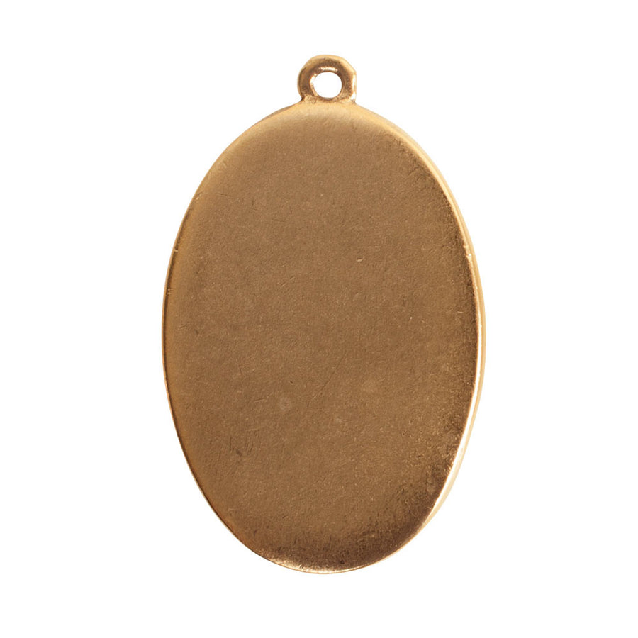 44mm Grande Pendant Oval- Antique Gold