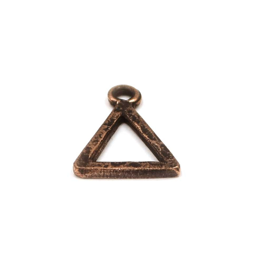 Mini Hammered Triangle- Antique Copper