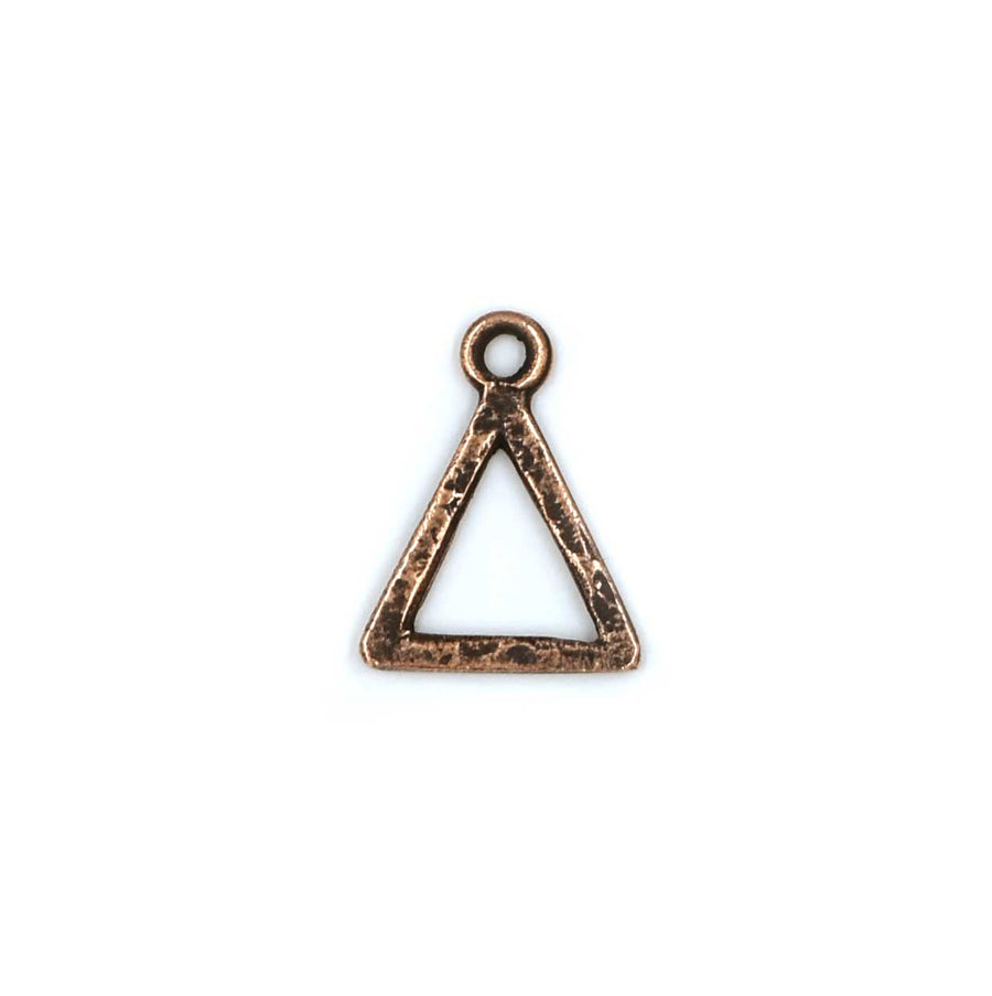 Mini Hammered Triangle- Antique Copper