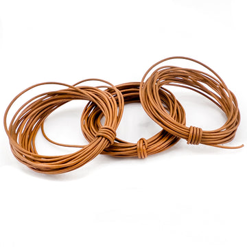 Henna- 1.5mm Indian Leather by the Yard