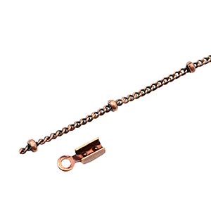 How to Use a Fold Over Crimp with Chain