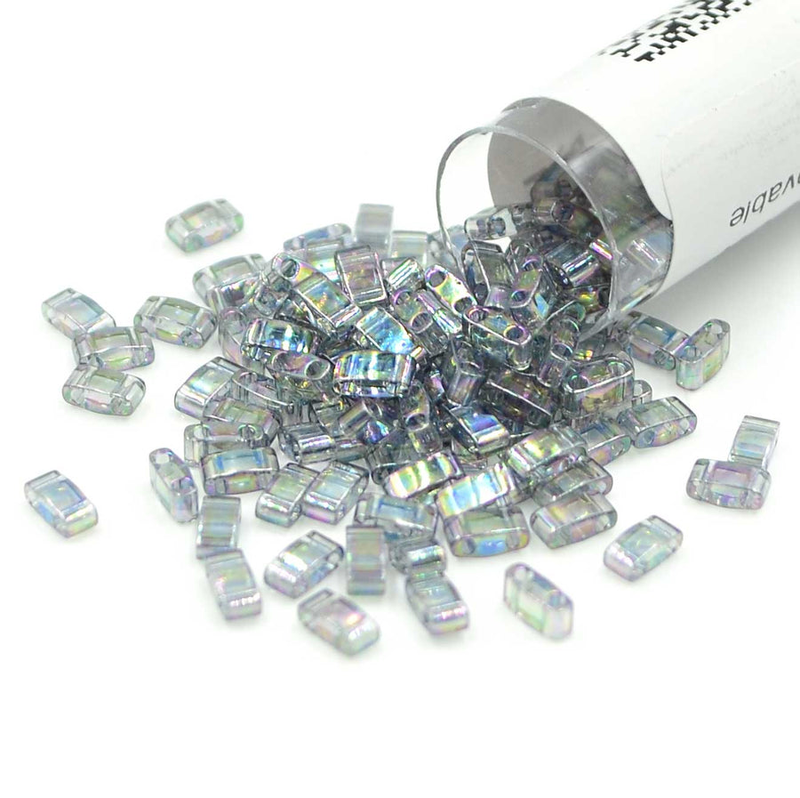 TLH2440D Dark Transparent Grey Rainbow Luster