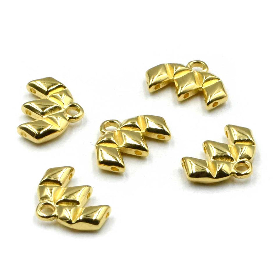 Cymbal Kalamos III GemDuo Bead Ending- 24kt Gold Plate