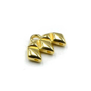 Cymbal Kalamos III GemDuo Bead Ending- 24kt Gold Plate