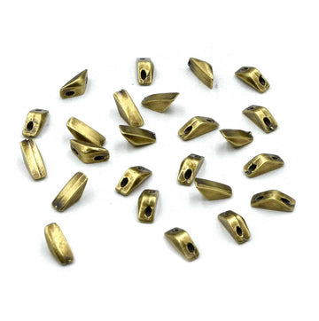 Cymbal Kanava GemDuo Side Bead- Antique Brass