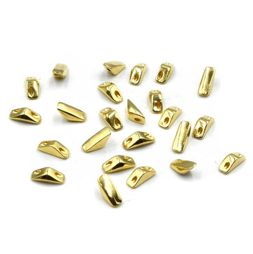 Cymbal Kanava GemDuo Side Bead- 24kt Gold Plate