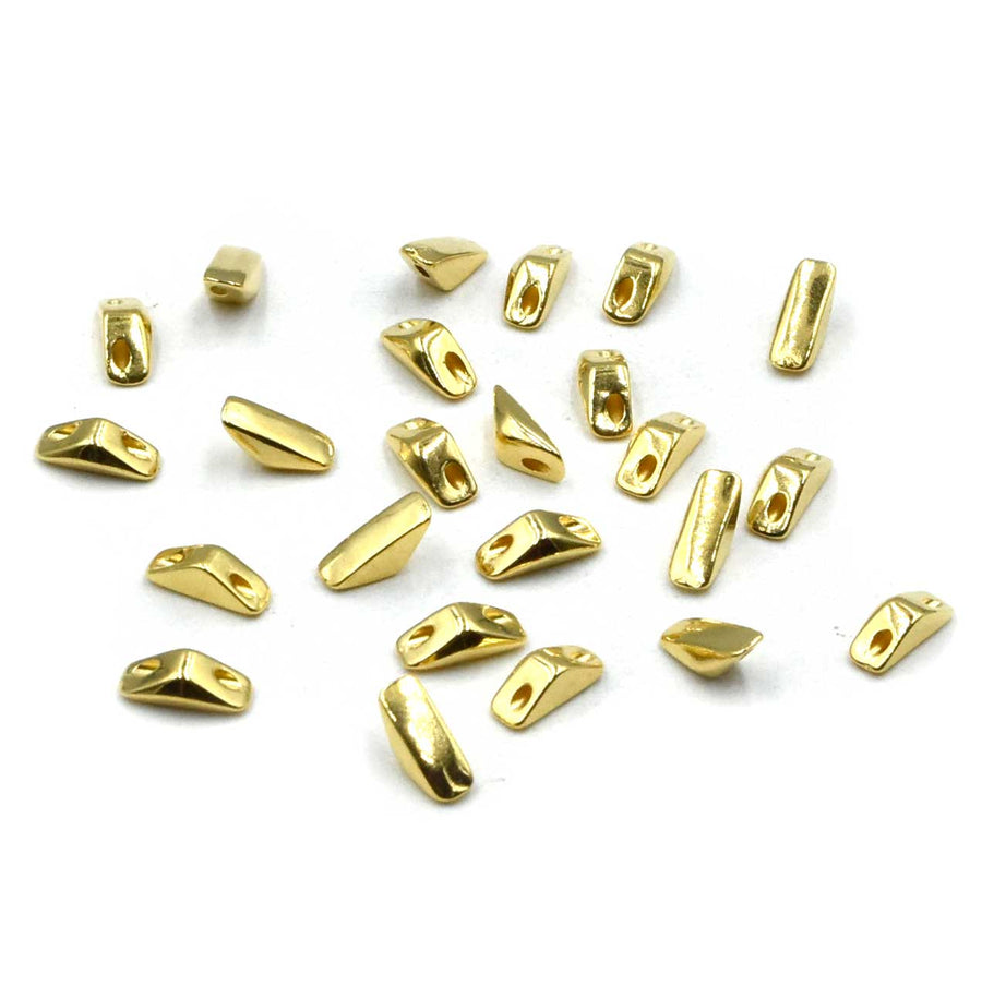 Cymbal Kanava GemDuo Side Bead- 24kt Gold Plate