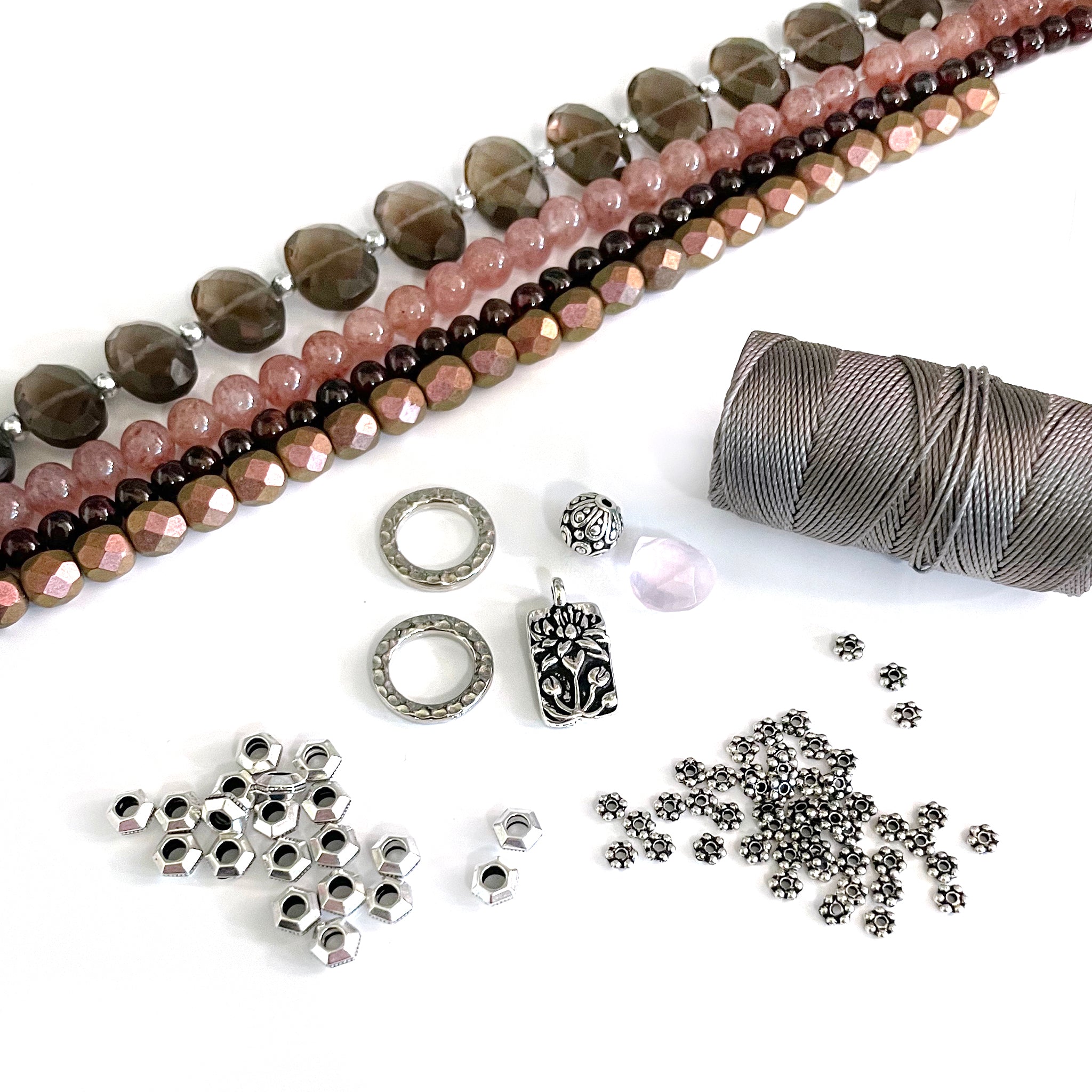 Knotted Gem Necklace<br>4.6.22