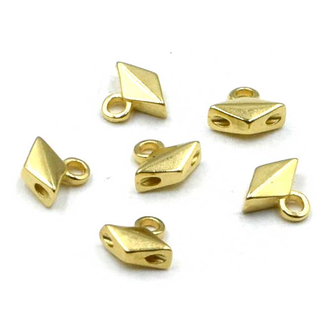 Cymbal Komia GemDuo Bead Ending- 24kt Gold Plate