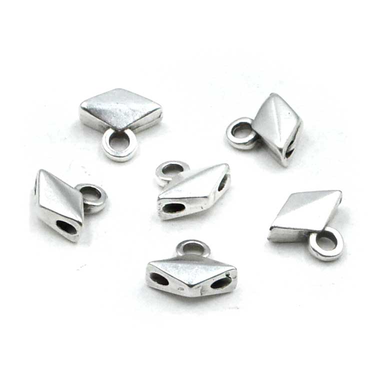 Cymbal Komia GemDuo Bead Ending- Antique Silver
