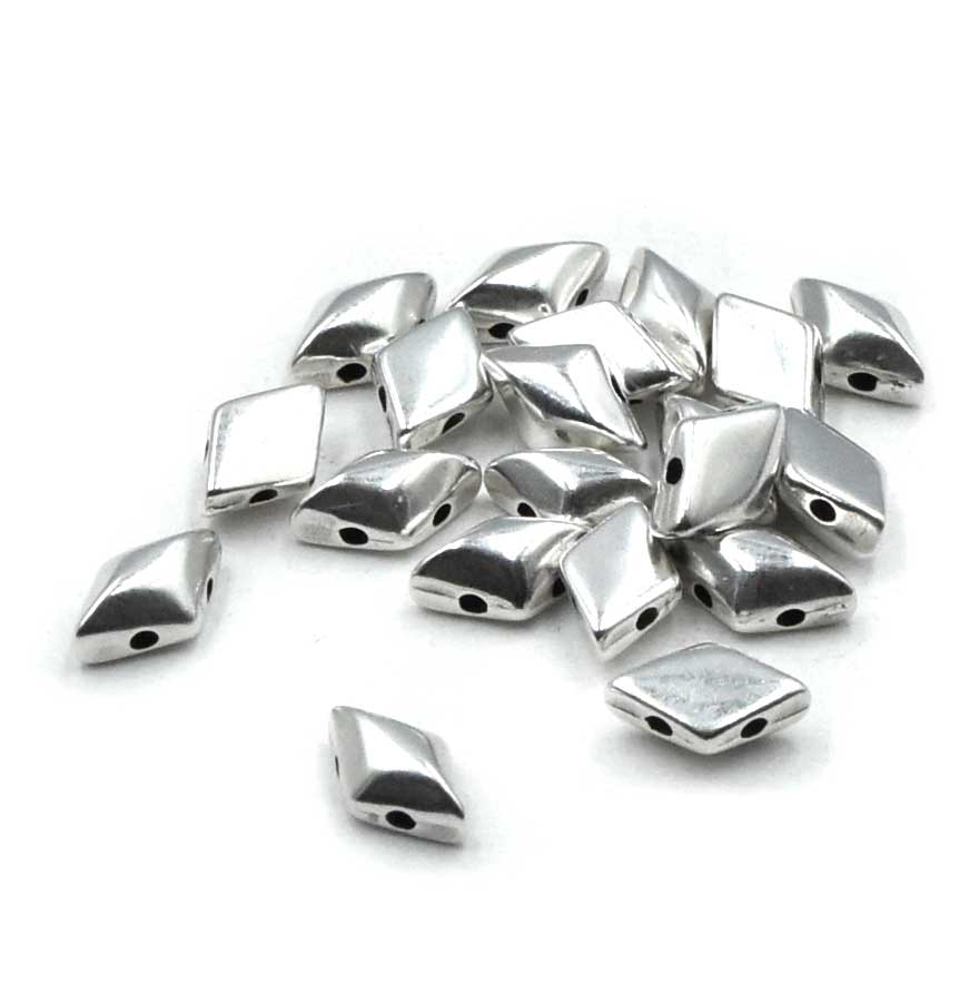 Cymbal Lagada GemDuo Bead Sub- Antique Silver