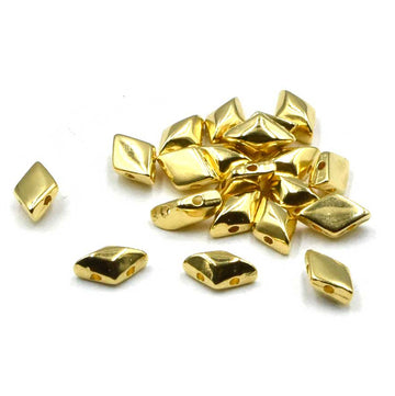 Cymbal Lagada GemDuo Bead Sub- 24kt Gold Plate