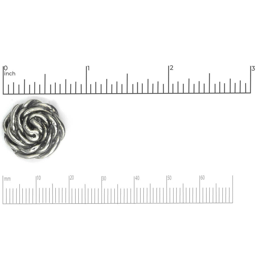 Large Making Waves Button- Antique Pewter