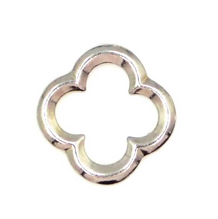 Quatrefoil Link- White Bronze