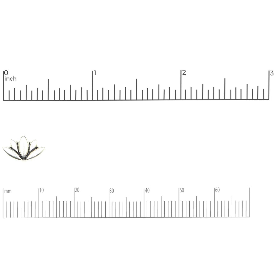 Lotus Bead- Antique Copper
