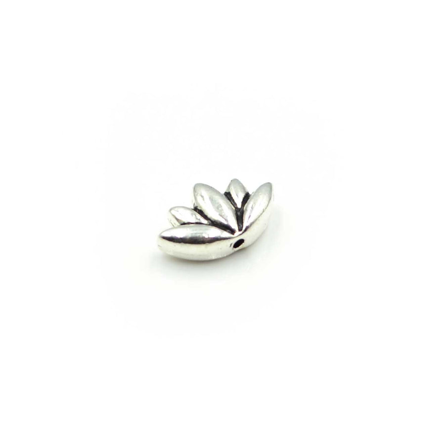 Lotus Bead- Antique Silver