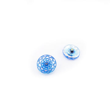 Mandala- Transparent AB, Blue Wash