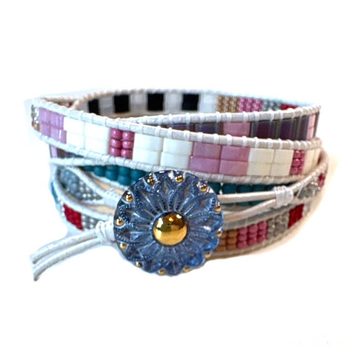 Meet Michelle... our latest wrap bracelet.