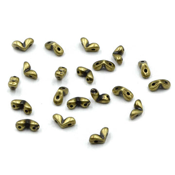 Cymbal Mitakas GemDuo Side Beads- Antique Brass