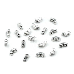 Cymbal Mitakas GemDuo Side Beads- Antique Silver (20 Pieces
