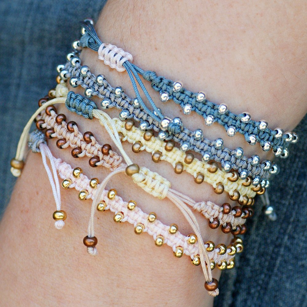 Bollywood macrame deals bracelet