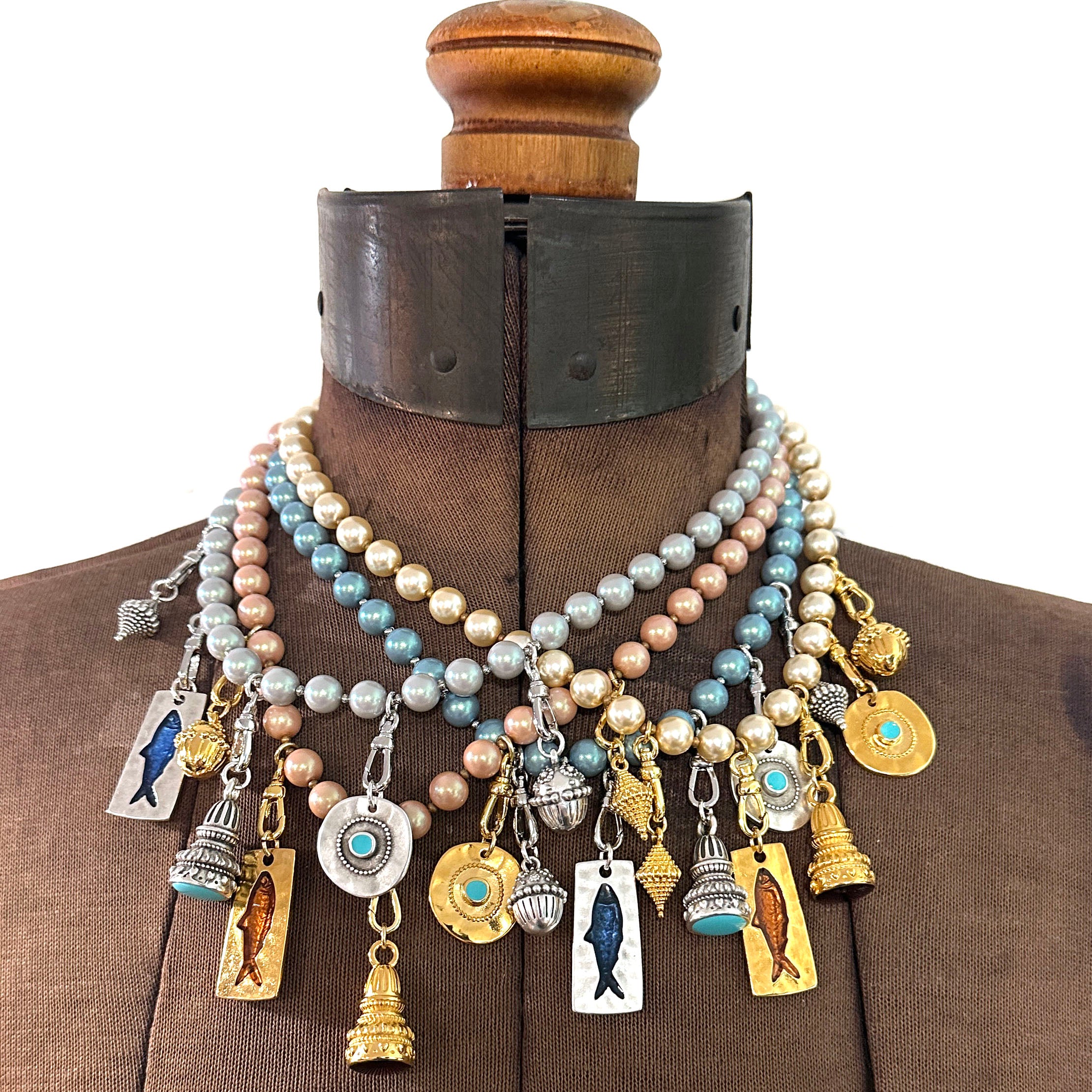 Old Days Charm Necklace
