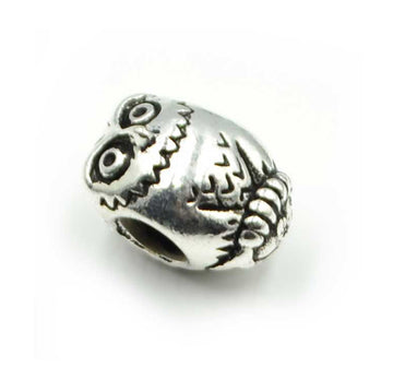 Owl Baby- Antique Silver