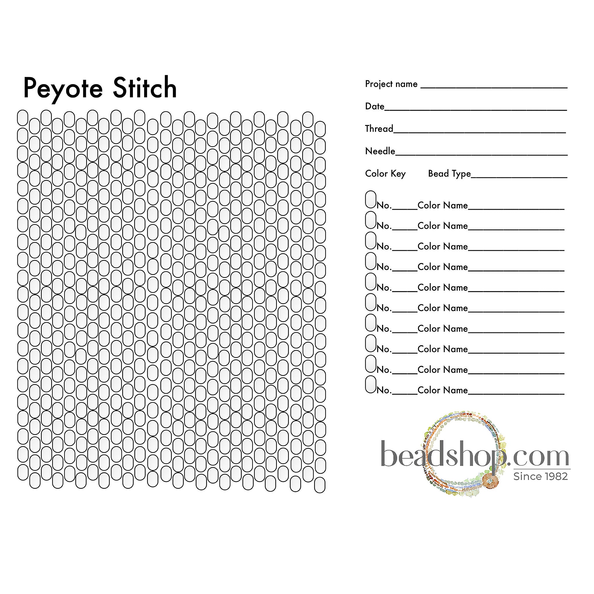 Peyote Stitch Chart