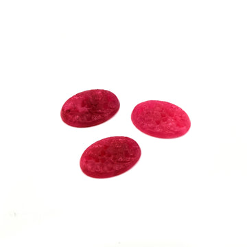 Pink VINTAGE Glass Cabochon