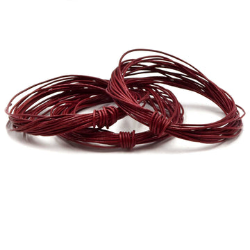 Rich Red- 0.5mm Indian Leather by the Yard