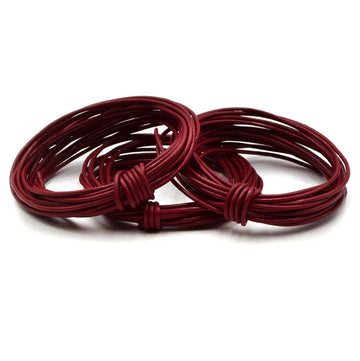 Rich Red- 1.5mm Indian Leather by the Yard