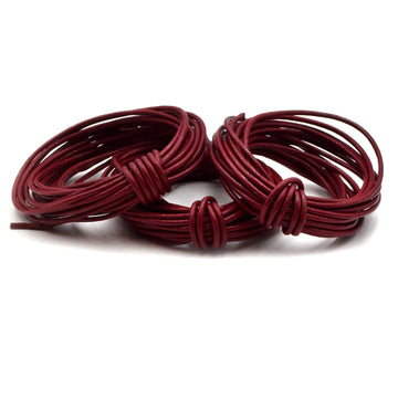 Rich Red- 2.0mm Indian Leather By The Yard