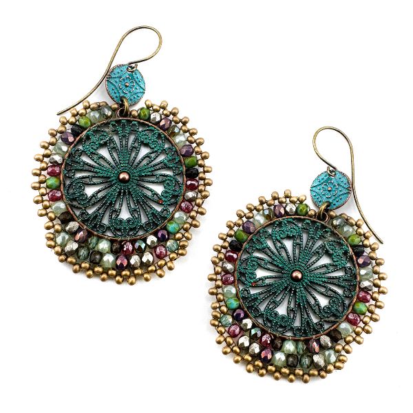 Rose Window Earrings