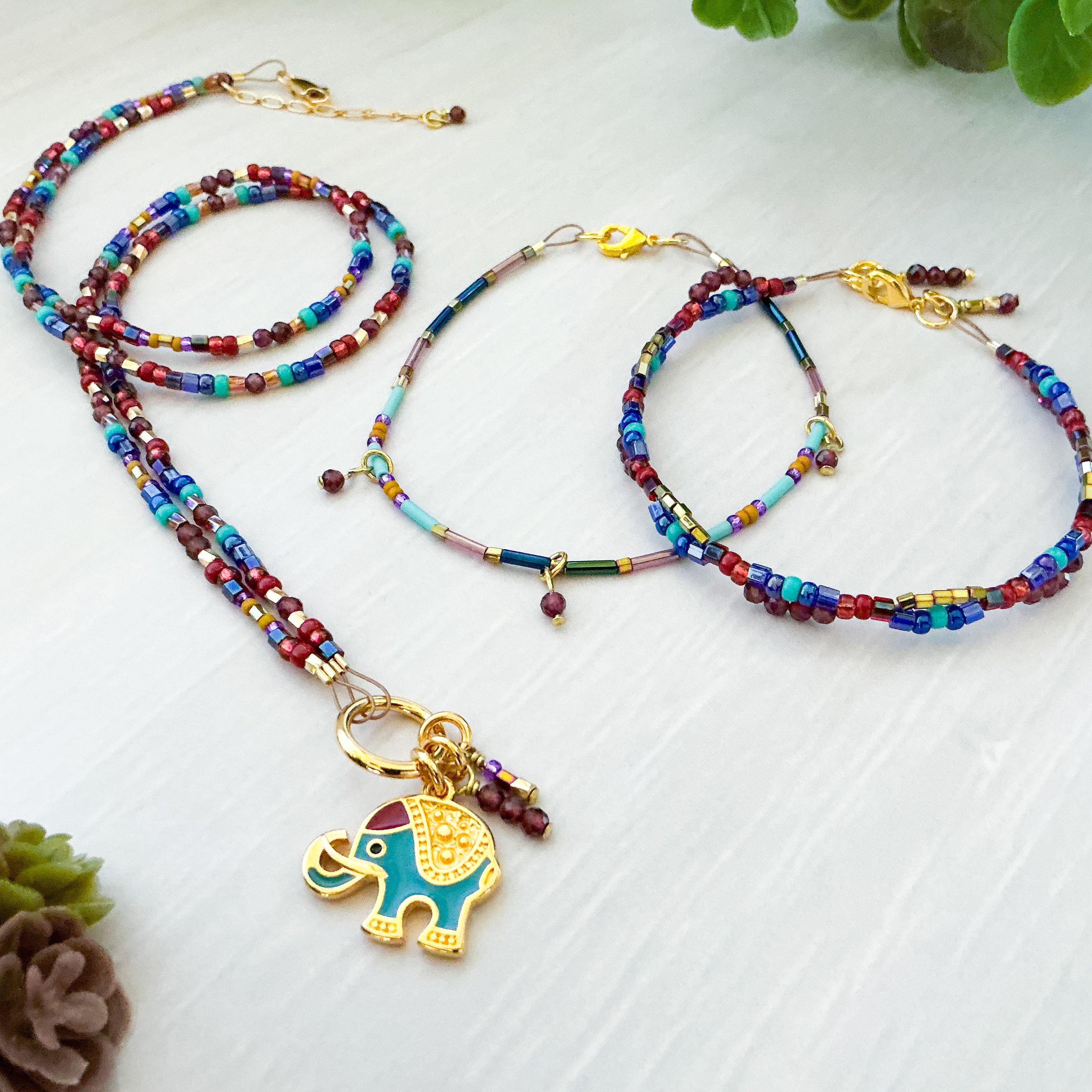 Saffron & Silk Seed Beading with Beading Wire, Friday, September 25