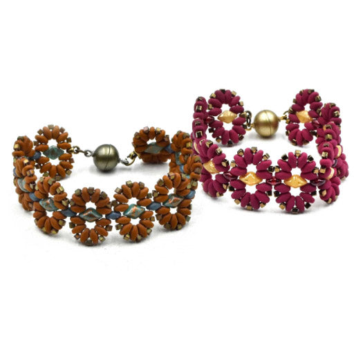 Superduo Scallop Bracelets