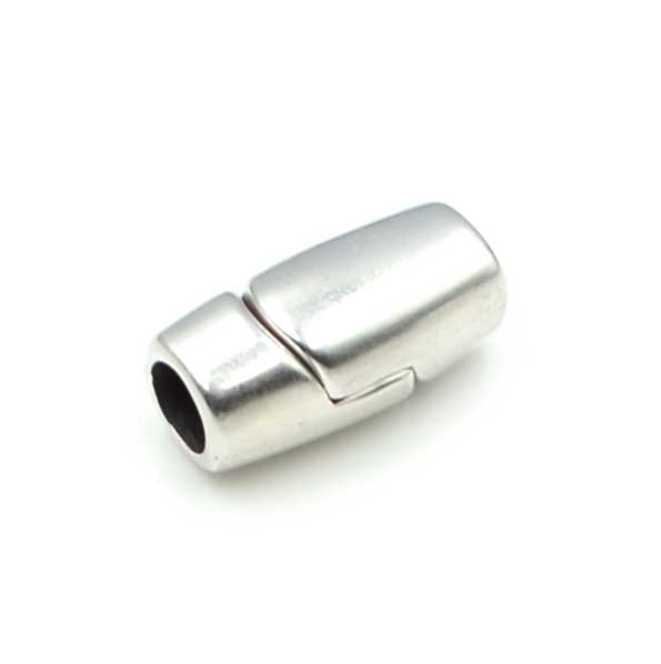 Cylinder Clasp 5mm - Antique Silver