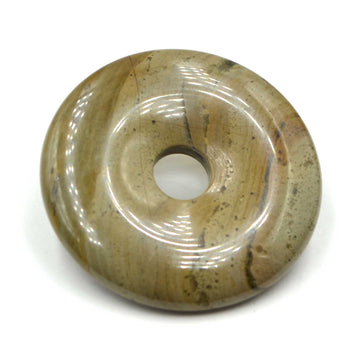 Silver Leaf Jasper Pi- 40mm