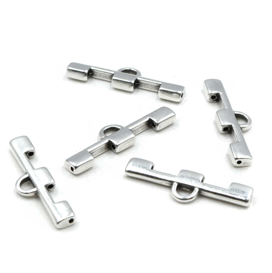 Cymbal Soros III Tila Bead Ending- Antique Silver