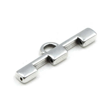 Cymbal Soros III Tila Bead Ending- Antique Silver