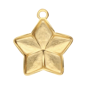 Cymbals Stomio GemDuo Pendant Setting- 24kt Gold Plate