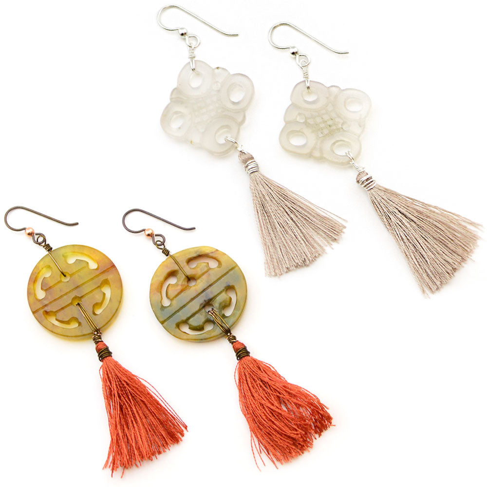 Tassel Statement Earrings