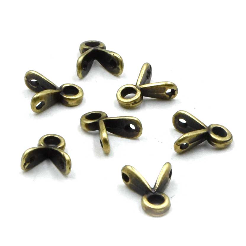 Cymbal Triades GemDuo Bead Ending- Antique Brass