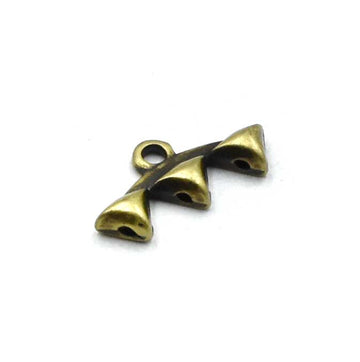 Cymbal Vani III GemDuo Bead Ending- Antique Brass